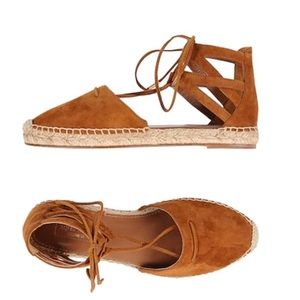 Aquazzura tan espadrilles